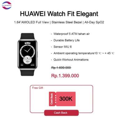 HUAWEI Wath Fit Elegant Edition | Smart Watch | WARANTY