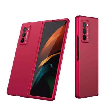 SAMSUNG GALAXY Z FOLD 2 GKK 360 ULTRATIHIN HARD CASE FLIP CASE ORI Merah