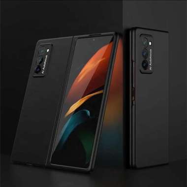 SAMSUNG GALAXY Z FOLD 2 GKK 360 ULTRATIHIN HARD CASE FLIP CASE ORI Hitam