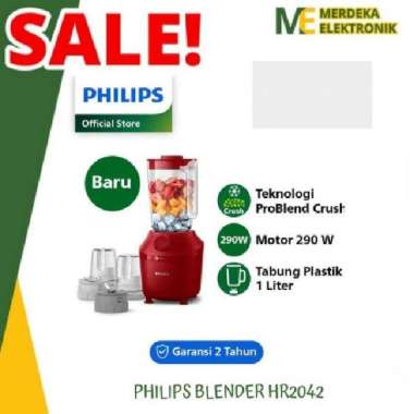 Philips Blender Plastik Hr2042 / Hr-2042 / Hr 2042