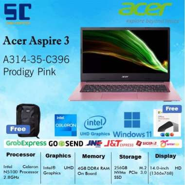 Acer Aspire 3 A314-35-C396 Celeron N5100/4GB/256GB/Win11+OHS2021