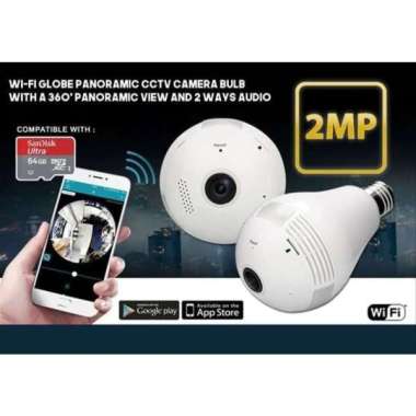 CCTV Lampu / Bohlam CCTV / Lampu pengintai praktis