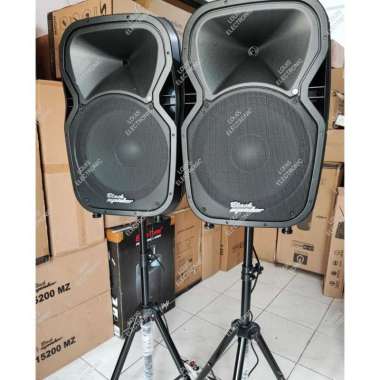 Speaker Aktif 15 Inch Monitor Speaker Black Spider 150 AM ( Sepasang )