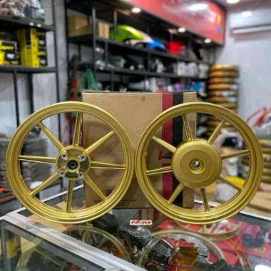 VELG V ROSSI VENOM COMET VARIO 110 BEAT SCOOPY UKURAN 185 215 RING 14 Gold