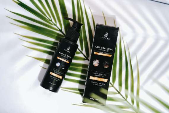 Shampo Penghitam Rambut Uban Menjadi Hitam Permanen Original 100ml