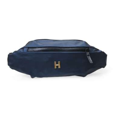 Hamlin Edbert Tas Selempang Pria Waistbag Waterproof Large Compartment Material Nylon ORIGINAL - Nav