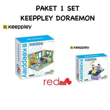 1 Set Keeppley / Enlighten Doraemon (Time Machine dan Nobita Room)