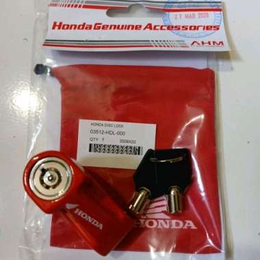 Kunci Gembok Cakram Motor Honda Original