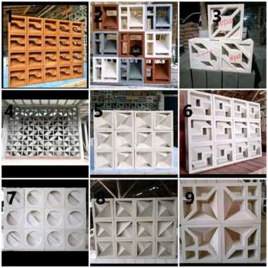 Roster/beton/minimalis//warna/abu/putih/hitam/sekat/ruangan/pentilasi/udara/modern/dekorasi/box/beto