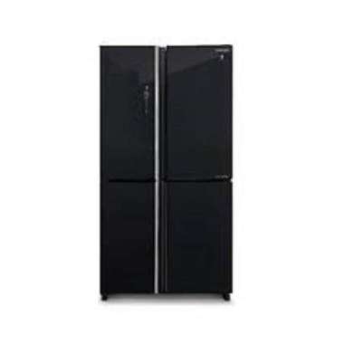 KULKAS 4 PINTU SHARP INVERTER SJ-IF85PGGB (BLACK GLASS)