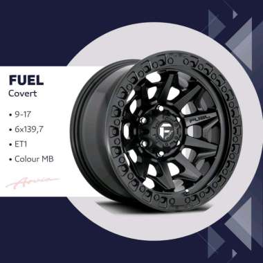 Velg Fuel Covert 9-17 6x139,7 ET1 Colour MB