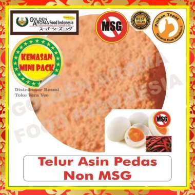 Bumbu Tabur Rasa Telur Asin Pedas Non MSG 50Gr Bubuk Tabur Telur Asin