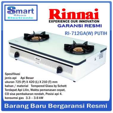 Jual Rinnai 712 Ga W Original Murah Diskon Januari 23 Blibli