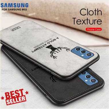 PROMO Case SAMSUNG GALAXY M52 5G 2021 Softcase Deer Bermotif jeans New Casing SAMSUNG GALAXY M52 5G 