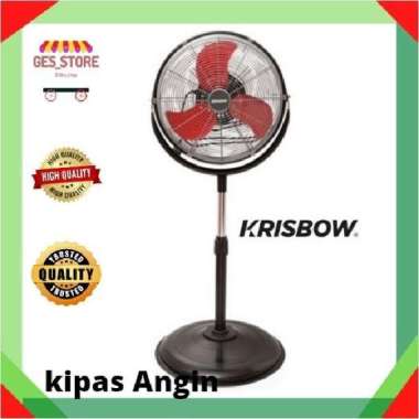 Kipas angin Krisbow full metal 16 inch/kipas angin lantai