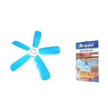 Arashi AR-228 Helifan Kipas Angin Gantung [40 Watt] BIRU