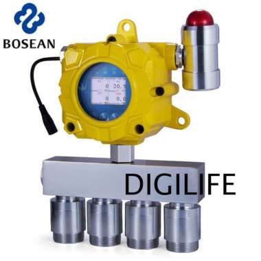 Fixed Gas Detector H2S O2 CO EX 4in1 Bosean K-G60-S4 LEL KG60S4 Hydrogen Sulfide Monitor Alarm Teste