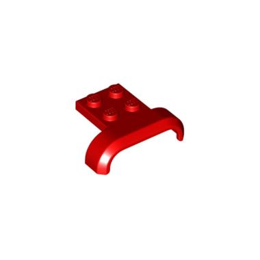 LEGO Parts 6170382 Mudguard 3x4 with Plate No. 1 Blocks & Stacking Toys - Bright Red
