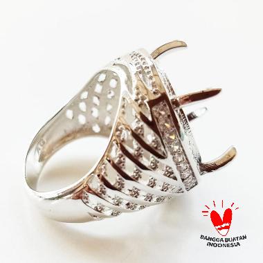 Vee M4 Emban Alpaka Super Cincin Pria silver