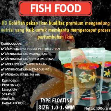 pakan koki goldfish/pelet koki/pelet koi 100 gram