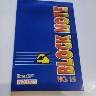 BLOCK NOTE BENEFIT BIRU A5 NO.1523