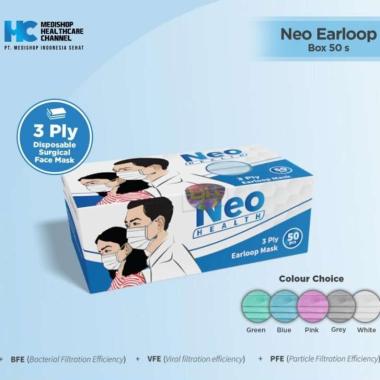 Masker Neo Medis isi 50 Pcs / Box - Earloop