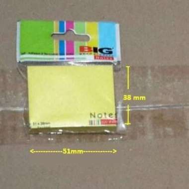 POST IT BIG/ STICK NOTE 51X38 COLOUR/TUMPUK