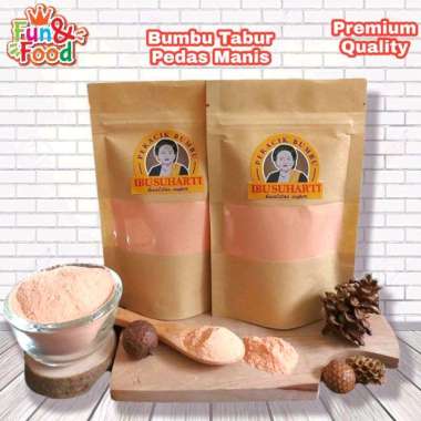 IBU SUHARTI - BUMBU TABUR PEDAS MANIS BUBUK TABUR PEDAS MANIS BUMBU KERIPIK KENTANG SNACK KUALITAS P