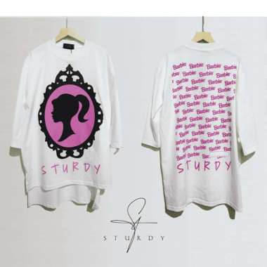 saddas STURDY OVERSIZE Kaos Wanita New Artikel Barbie Women White NEW Artikel