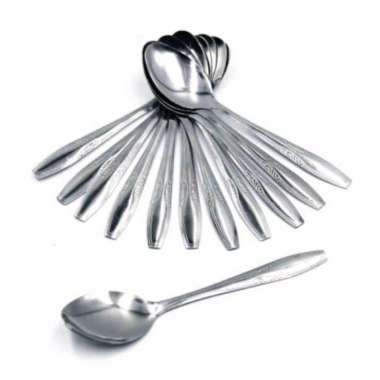 Sendok Makan stainless Tebal isi 1 lusin (12 pcs)