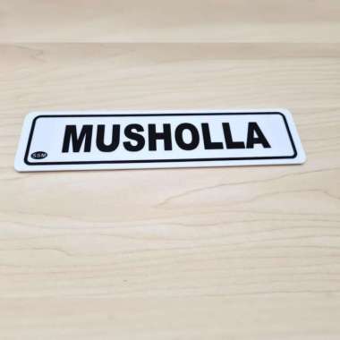 Sign Board Akrilik KECIL MUSHOLLA