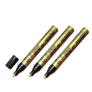 Spidol Emas Snowman Gold Paint Marker