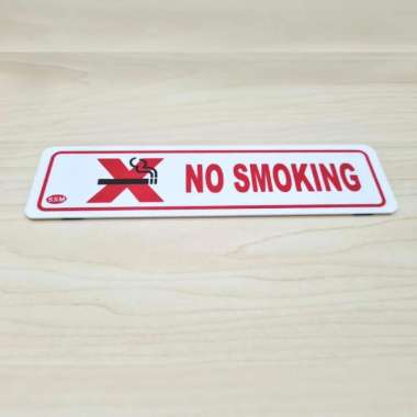 Sign Board Akrilik KECIL NO SMOKING