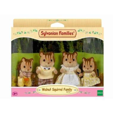 Sylvanian Families Walnut Squirrel Family