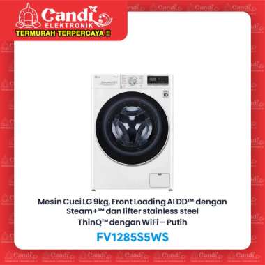 LG MESIN CUCI FRONT LOADING FV1409S4W 9KG FV1409S4