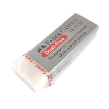 Penghapus Pensil Besar Faber Castell [18 71 20/1 pcs] / Stip 2B Eraser Pencil White