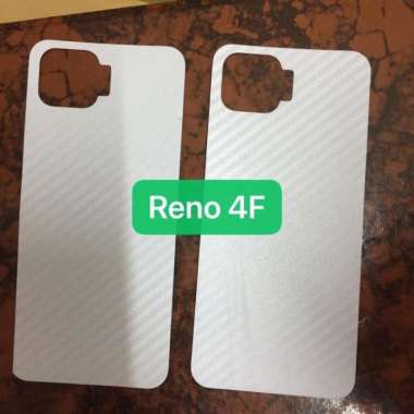 Skin Carbon OPPO RENO 4F / OPPO RENO4 F Garskin Back Skin Handphone
