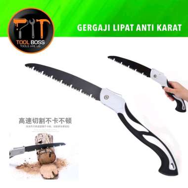 Gergaji Lipat Otomatis Anti Karat - Gergaji Dahan Kayu Desig Jerman