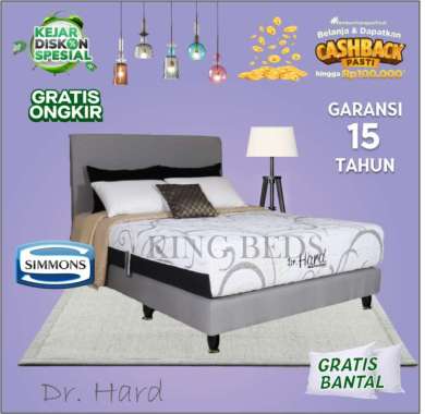 Simmons Spring Bed Dr. Hard Full Bed Set Kasur Orthopedic 160 180 200 90*200 Full bed set