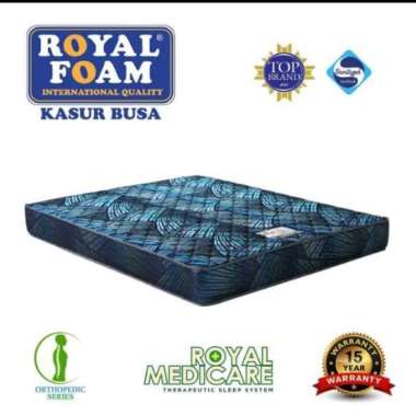 Royal Foam Royal Medicare KASUR BUSA TEBAL GARANSI 15 TAHUN 180*200 Biru