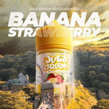 Juta Cream 3mg Banana Strawberry Cream 7mg 60ml Creamy Milks 7mg