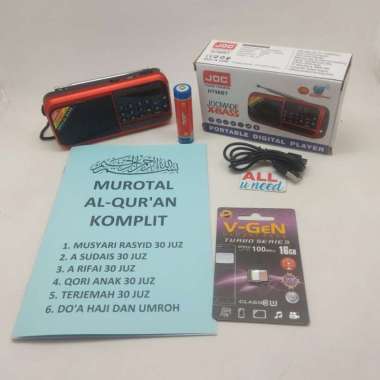 Speaker Murotal Digital Sepaket Lengkap 30 Juz - Speaker Al-Quran