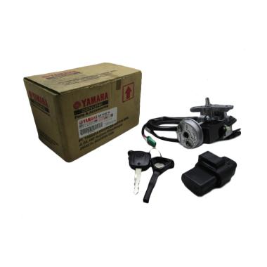 Yamaha Genuine Parts BJ8-H252E-00 Kunci Kontak Set Fino FI Remote for Yamaha Soul GT 125 FI BLACK