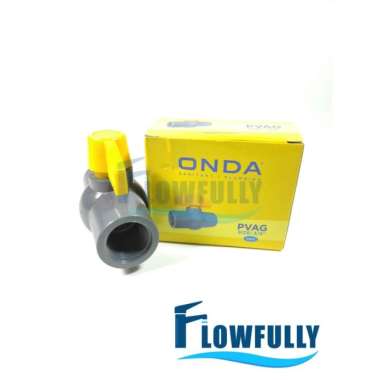 BALL VALVE STOP KRAN PVC DRAT 3/4 inch ONDA PVAG 3/4