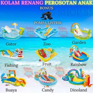 Kolam Renang Intex/Intex Inflatable Swimming Pool Kids/Kolam Renang Air Mancur Anak/Kolam Renang Jum
