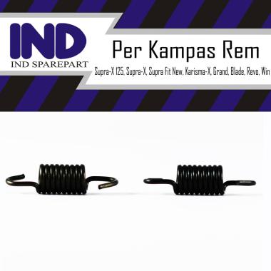 IND Onderdil Per Kampas Rem Motor for Supra-X 125-Supra-X-Karisma-X-Grand-Blade-Revo-Win-C-70 HItam