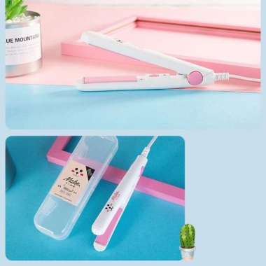 Catok Catokan Rambut Mini Pelurus Rambut Putih