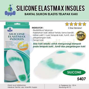 Oppo 5407 Silicone Elastmax Insoles SIZE III