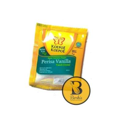 Koepoe Koepoe Perisa Vanilla 2 Gr x 10 /Kupu Kupu Vanili Kristal Bubuk