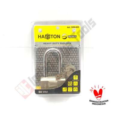 HASSTON PROHEX 1250-602 Gembok 60 mm Heavy Duty Lock Leher Panjang